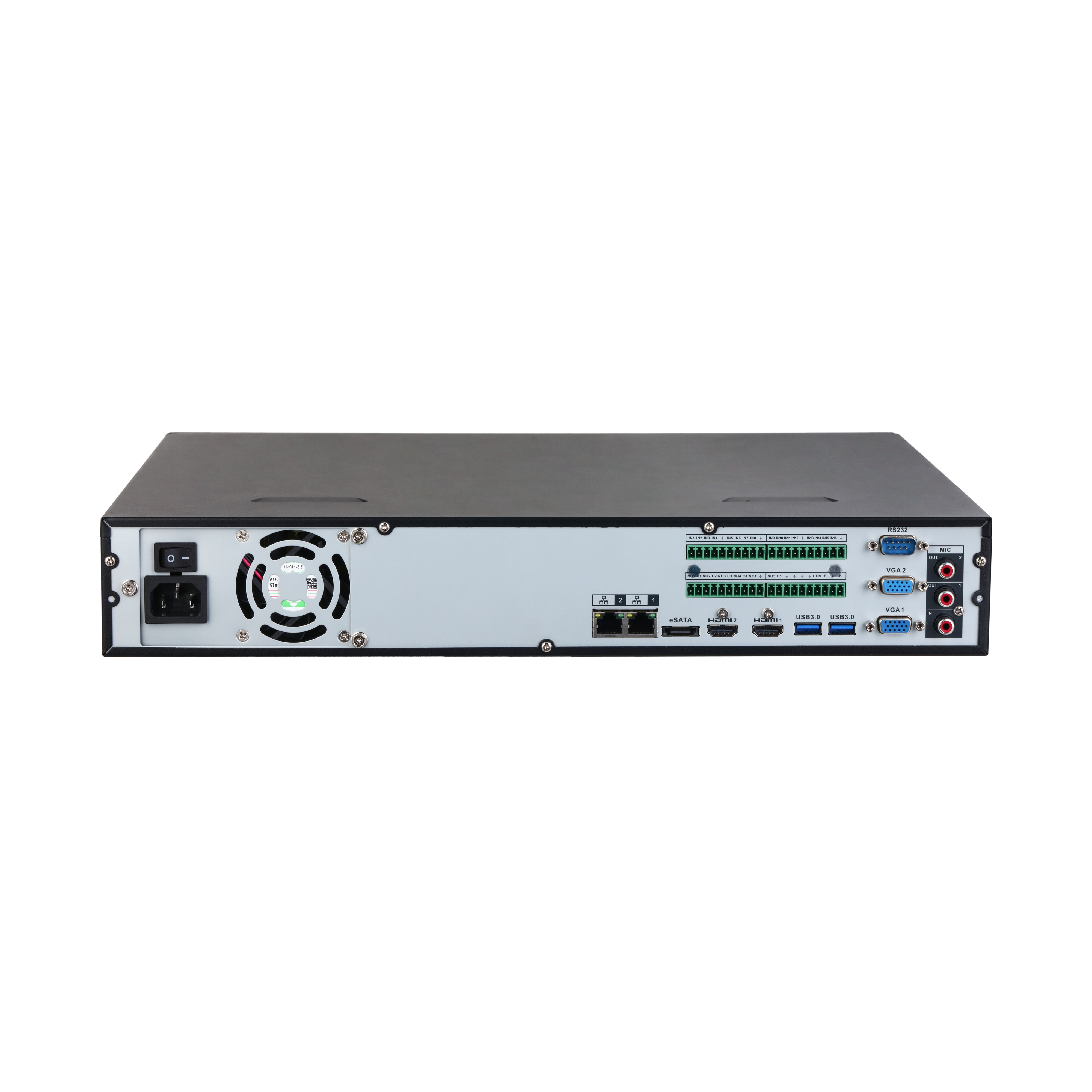 16CH, IP Rekorder, 8K, Dewarping, 0TB, HDMI – Bild 3